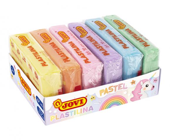 PLASTELINA 6 kostek po 50g pastelowe kolory