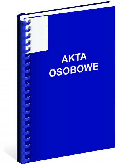 Teczka akt osobowych, 02, niebieska