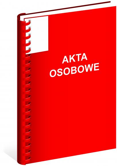 Teczka akt osobowych, 02, czerwona