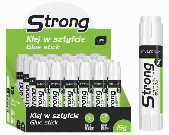 Klej w sztyfcie, STRONG, 15 g