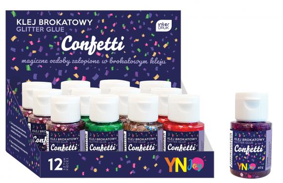 KLEJ BROKATOWY NOSTER CONFETTI 40g