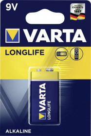 Bateria alkaliczna VARTA 9V Longlife (1 szt.)