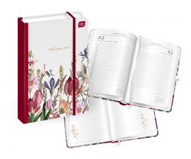 Kalendarz książkowy A5 384 MAT+UV FLOWERS