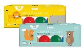 Farby plakatowe 12 x 20 ml BB Kids